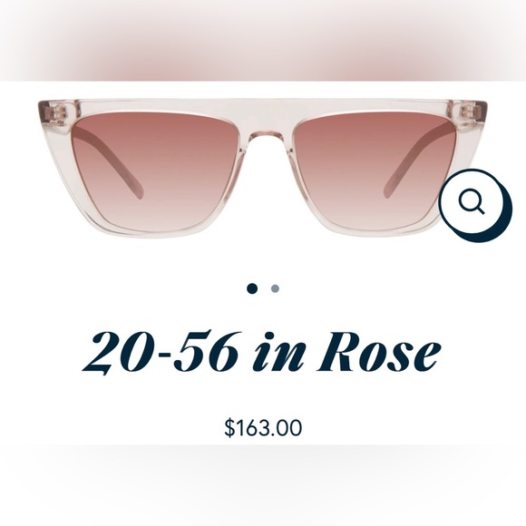 Paradigm 20-56 Rose sunglasses in Transparent Rose Pink - Picture 3 of 7